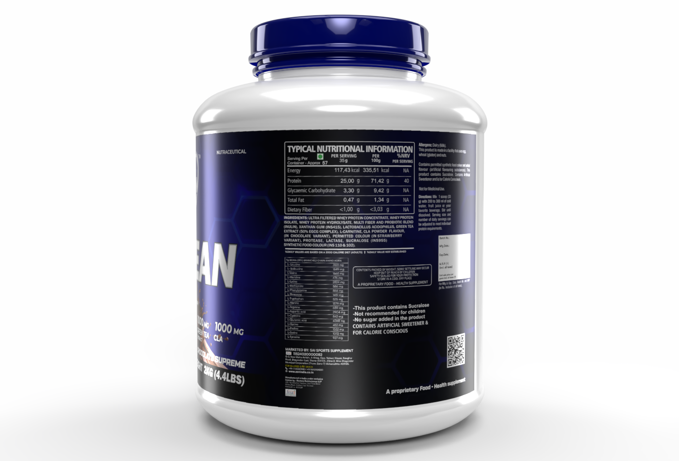 iso lean choclate backk