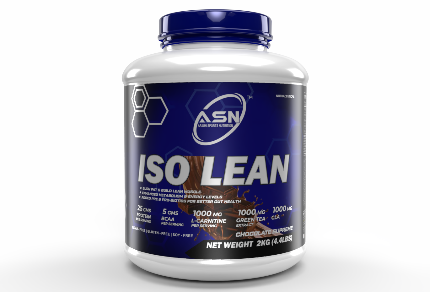 iso lean choclate front